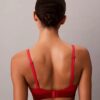 Ikoniczny bawełniano-Modalny biustonosz typu Bralette z metalicznym wykończeniem i lekką podszewką Ikoniczny bawełniano-Modalny biustonosz typu Bralette z metalicznym wykończeniem i lekką podszewką