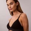 Ikoniczny bawełniano-Modalny biustonosz typu Bralette z metalicznym wykończeniem i lekką podszewką Ikoniczny bawełniano-Modalny biustonosz typu Bralette z metalicznym wykończeniem i lekką podszewką