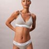 Ikoniczny bawełniano-Modalny Bralette ciążowy z lekką podszewką w kształcie trójkąta Ikoniczny bawełniano-Modalny Bralette ciążowy z lekką podszewką w kształcie trójkąta