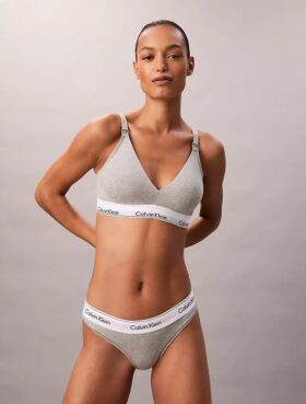 Ikoniczny bawełniano-Modalny Bralette ciążowy z lekką podszewką w kształcie trójkąta Ikoniczny bawełniano-Modalny Bralette ciążowy z lekką podszewką w kształcie trójkąta