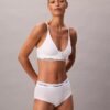 Ikoniczny bawełniano-Modalny Bralette trójkątny z lekką podszewką, przeznaczony do noszenia po operacji Ikoniczny bawełniano-Modalny Bralette trójkątny z lekką podszewką, przeznaczony do noszenia po operacji