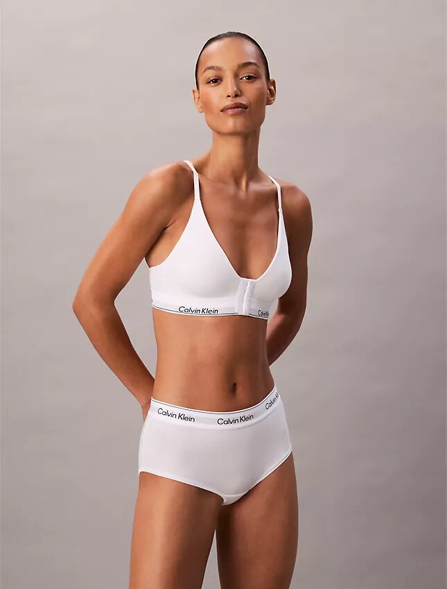 Ikoniczny bawełniano-Modalny Bralette trójkątny z lekką podszewką, przeznaczony do noszenia po operacji Ikoniczny bawełniano-Modalny Bralette trójkątny z lekką podszewką, przeznaczony do noszenia po operacji