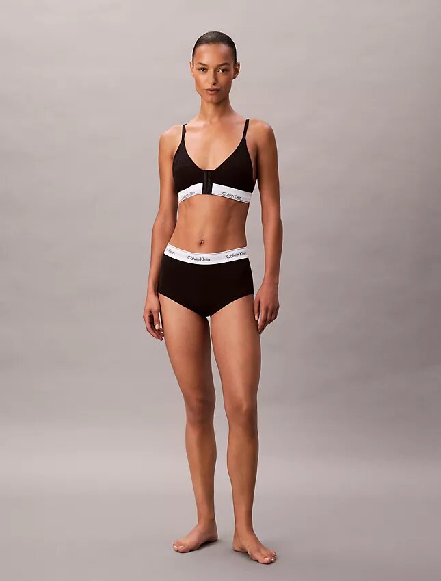 Ikoniczny bawełniano-Modalny Bralette trójkątny z lekką podszewką, przeznaczony do noszenia po operacji Ikoniczny bawełniano-Modalny Bralette trójkątny z lekką podszewką, przeznaczony do noszenia po operacji