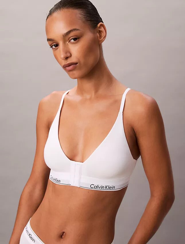 Ikoniczny bawełniano-Modalny Bralette trójkątny z lekką podszewką, przeznaczony do noszenia po operacji Ikoniczny bawełniano-Modalny Bralette trójkątny z lekką podszewką, przeznaczony do noszenia po operacji