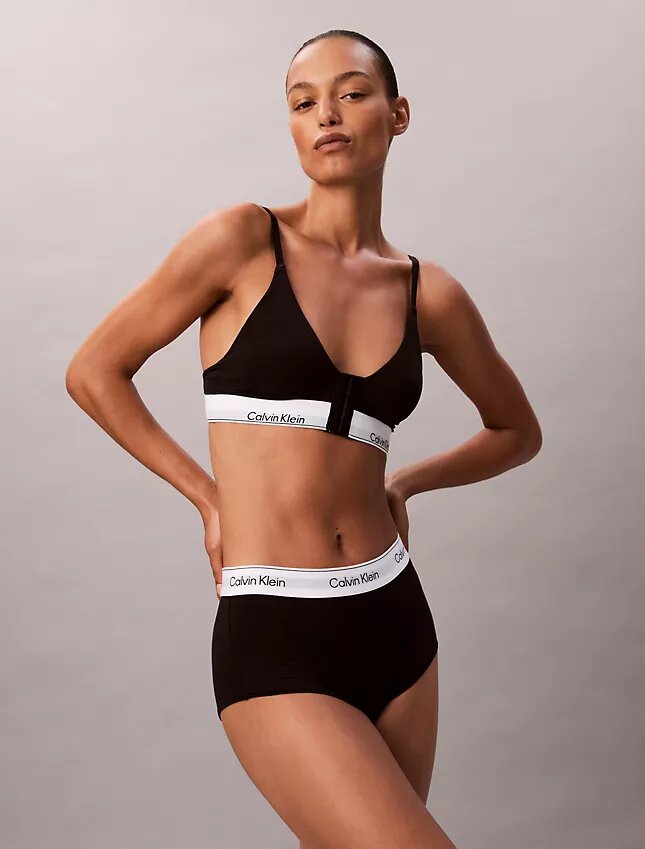 Ikoniczny bawełniano-Modalny Bralette trójkątny z lekką podszewką, przeznaczony do noszenia po operacji Ikoniczny bawełniano-Modalny Bralette trójkątny z lekką podszewką, przeznaczony do noszenia po operacji