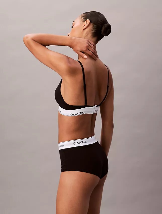 Ikoniczny bawełniano-Modalny Bralette trójkątny z lekką podszewką, przeznaczony do noszenia po operacji Ikoniczny bawełniano-Modalny Bralette trójkątny z lekką podszewką, przeznaczony do noszenia po operacji