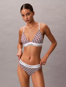 Ikoniczny bawełniano-Modalny Bralette z lekką podszewką Ikoniczny bawełniano-Modalny Bralette z lekką podszewką