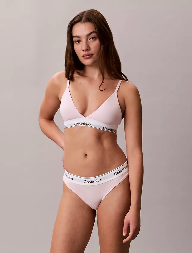 Ikoniczny bawełniano-Modalny Bralette z lekką podszewką Ikoniczny bawełniano-Modalny Bralette z lekką podszewką