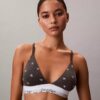 Ikoniczny bawełniano-Modalny Bralette z lekką podszewką