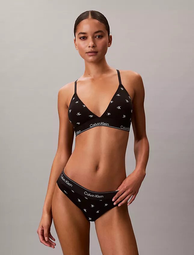 Ikoniczny bawełniano-Modalny Bralette z lekką podszewką Ikoniczny bawełniano-Modalny Bralette z lekką podszewką