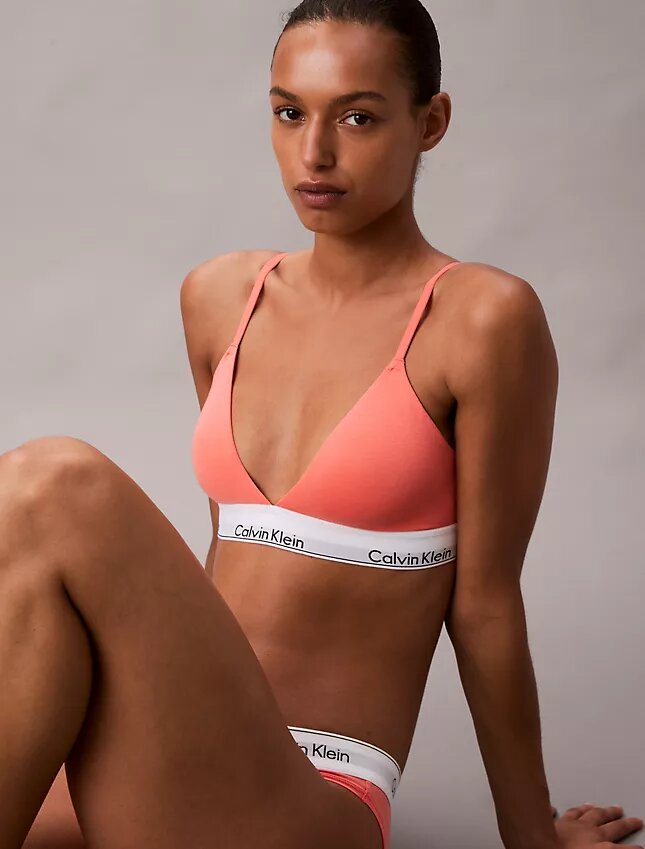 Ikoniczny bawełniano-Modalny Bralette z lekką podszewką Ikoniczny bawełniano-Modalny Bralette z lekką podszewką