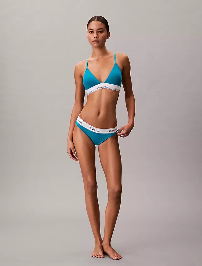 Ikoniczny bawełniano-Modalny Bralette z lekką podszewką Ikoniczny bawełniano-Modalny Bralette z lekką podszewką