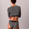 Ikoniczny bawełniano-Modalowy biustonosz typu Bralette z długim rękawem i lekką podszewką Ikoniczny bawełniano-Modalowy biustonosz typu Bralette z długim rękawem i lekką podszewką