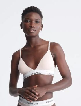 Ikoniczny bawełniano-Modalowy, lekko podszyty Bralette trójkątny Ikoniczny bawełniano-Modalowy, lekko podszyty Bralette trójkątny