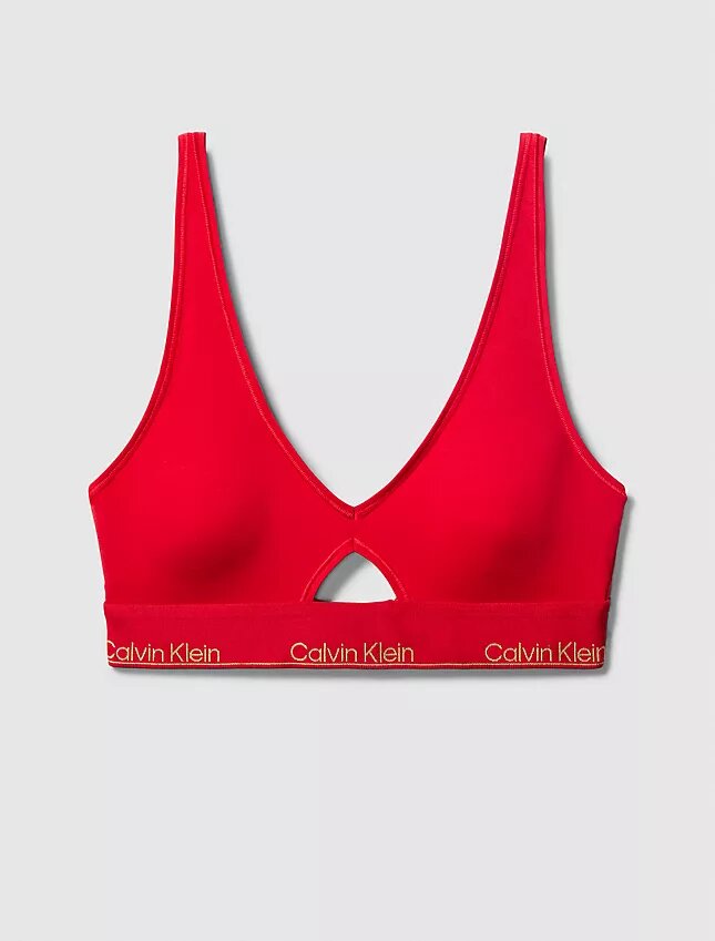 Ikoniczny bawełniano-Modalowy, lekko podszyty Bralette trójkątny Ikoniczny bawełniano-Modalowy, lekko podszyty Bralette trójkątny