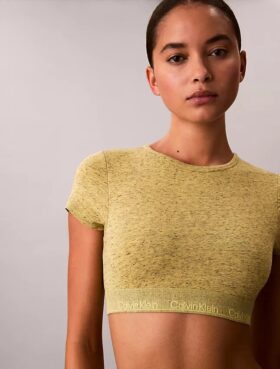 Ikoniczny bawełniany biustonosz typu Bralette z lekką podszewką Cotton Stretch Ikoniczny bawełniany biustonosz typu Bralette z lekką podszewką Cotton Stretch