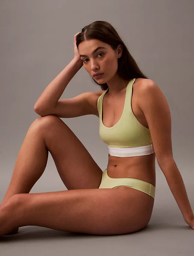 Ikoniczny biustonosz typu Bralette z siateczki Modal Unlined bez podszewki Ikoniczny biustonosz typu Bralette z siateczki Modal Unlined bez podszewki