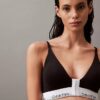 Ikoniczny Bralette typu bandeau z bawełny i Modal, z lekką wyściółką i zapięciem z przodu Ikoniczny Bralette typu bandeau z bawełny i Modal, z lekką wyściółką i zapięciem z przodu