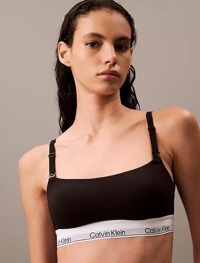 Ikoniczny, lekko wyściełany Bralette ciążowy z bawełny i Modal Ikoniczny, lekko wyściełany Bralette ciążowy z bawełny i Modal