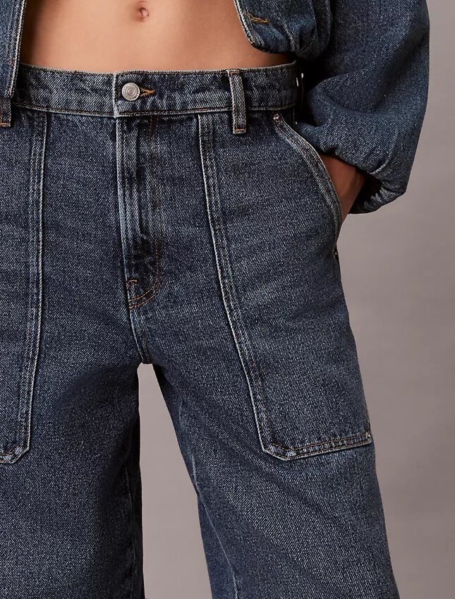 Jeansy typu cargo Jeansy typu cargo