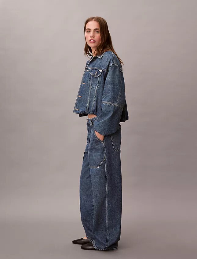 Jeansy typu cargo Jeansy typu cargo