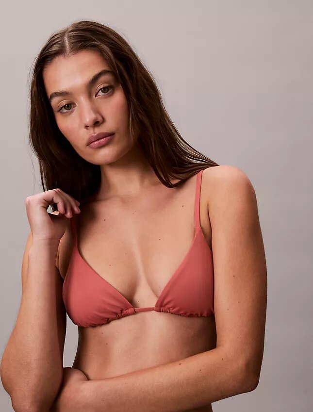Jednolity trójkątny top do Bikini Jednolity trójkątny top do Bikini