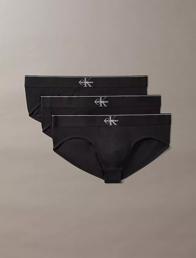 Kalesony Cotton Stretch z nadrukiem Monogramu, pakiet 3 sztuki Kalesony Cotton Stretch z nadrukiem Monogramu, pakiet 3 sztuki