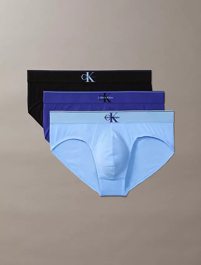 Kalesony Cotton Stretch z nadrukiem Monogramu, pakiet 3 sztuki Kalesony Cotton Stretch z nadrukiem Monogramu, pakiet 3 sztuki