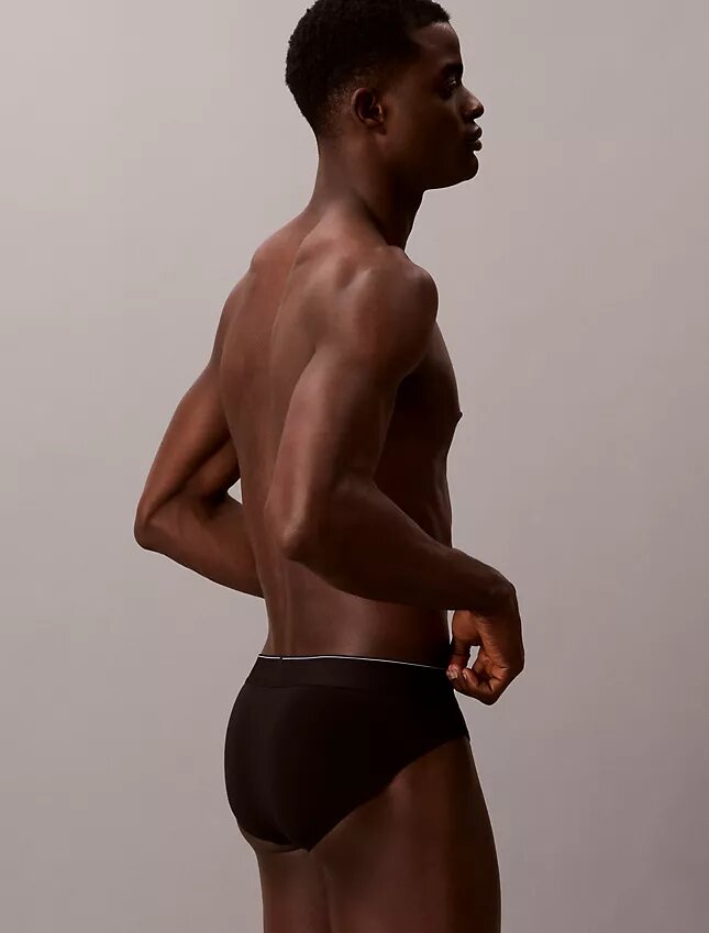 Kalesony Cotton Stretch z nadrukiem Monogramu, pakiet 3 sztuki Kalesony Cotton Stretch z nadrukiem Monogramu, pakiet 3 sztuki