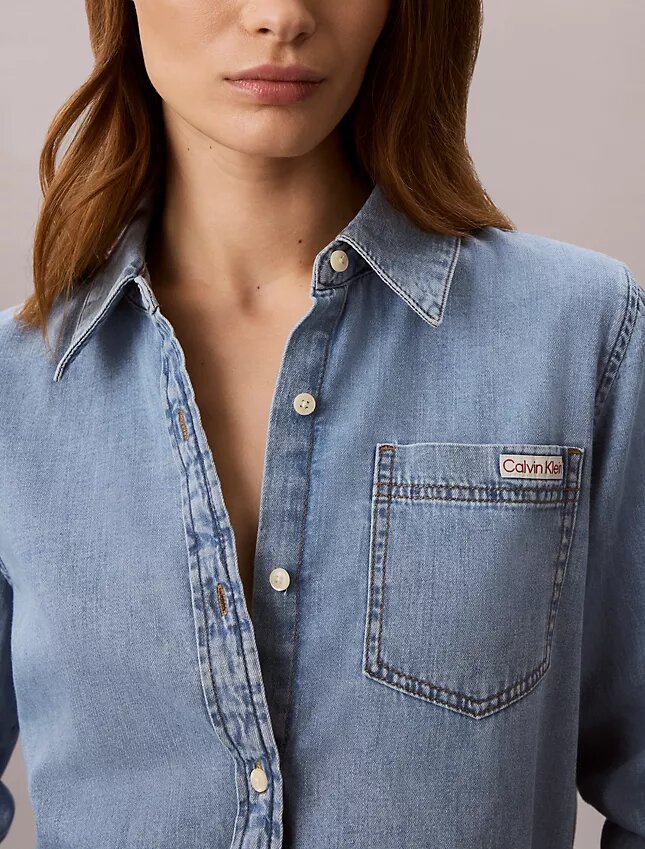 Klasyczna koszula Denim zapinana na guziki Klasyczna koszula Denim zapinana na guziki