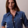 Klasyczna koszula Denim zapinana na guziki Klasyczna koszula Denim zapinana na guziki