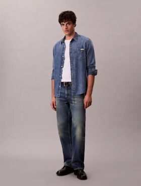 Klasyczna koszula Denim zapinana na guziki