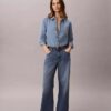 Klasyczna koszula Denim zapinana na guziki Klasyczna koszula Denim zapinana na guziki
