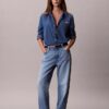 Klasyczna koszula Denim zapinana na guziki Klasyczna koszula Denim zapinana na guziki