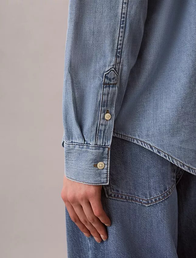 Klasyczna koszula Denim zapinana na guziki Klasyczna koszula Denim zapinana na guziki
