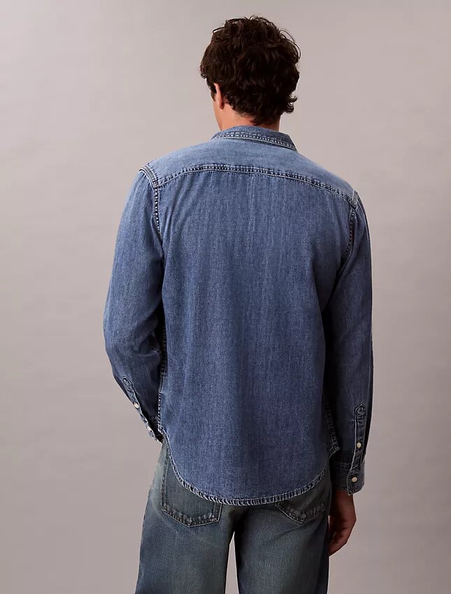 Klasyczna koszula Denim zapinana na guziki Klasyczna koszula Denim zapinana na guziki