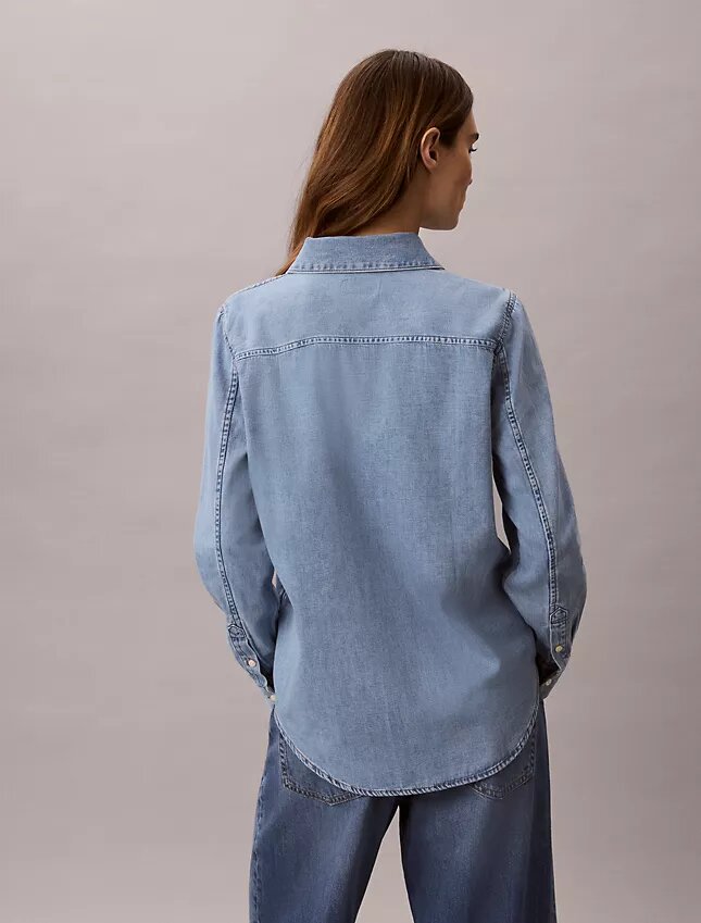 Klasyczna koszula Denim zapinana na guziki Klasyczna koszula Denim zapinana na guziki