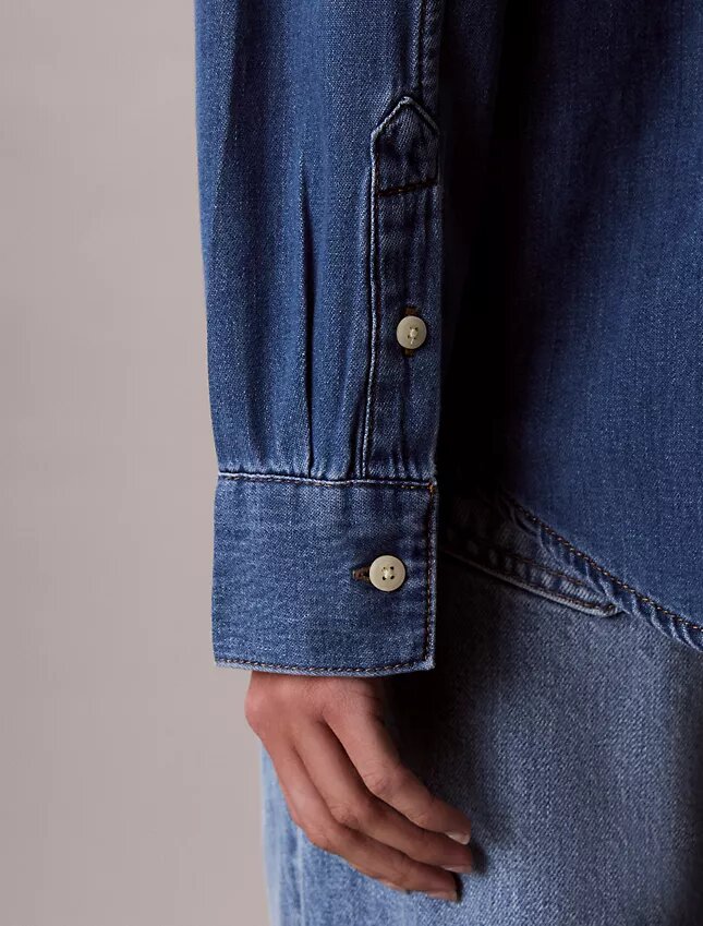 Klasyczna koszula Denim zapinana na guziki Klasyczna koszula Denim zapinana na guziki