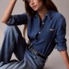 Klasyczna koszula Denim zapinana na guziki Klasyczna koszula Denim zapinana na guziki
