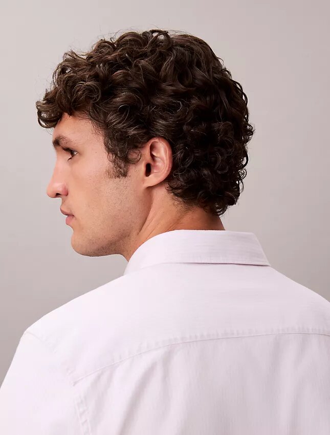 Klasyczna koszula z bawełny Cotton Stretch z elastycznym materiałem w paski Klasyczna koszula z bawełny Cotton Stretch z elastycznym materiałem w paski