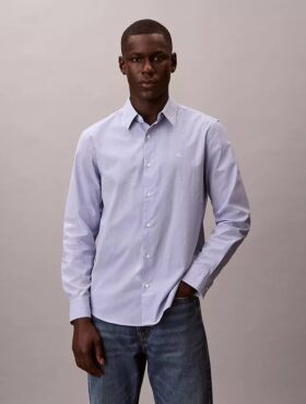 Klasyczna koszula z Cotton Stretch w paski