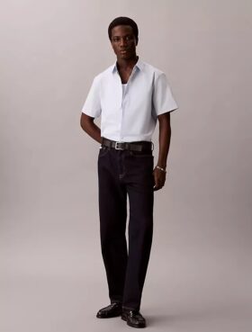 Klasyczna koszula z guzikami z Cotton Stretch