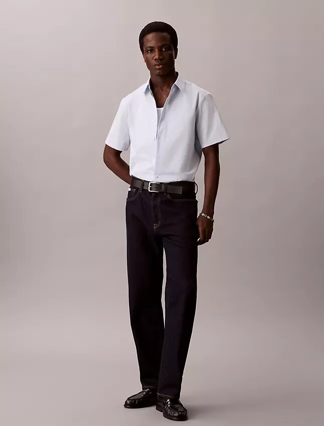 Klasyczna koszula z guzikami z Cotton Stretch Klasyczna koszula z guzikami z Cotton Stretch