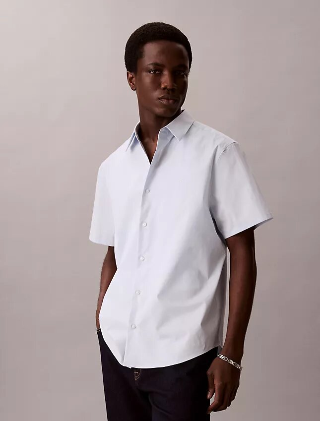 Klasyczna koszula z guzikami z Cotton Stretch Klasyczna koszula z guzikami z Cotton Stretch
