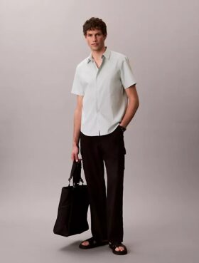 Klasyczna koszula z guzikami z Cotton Stretch
