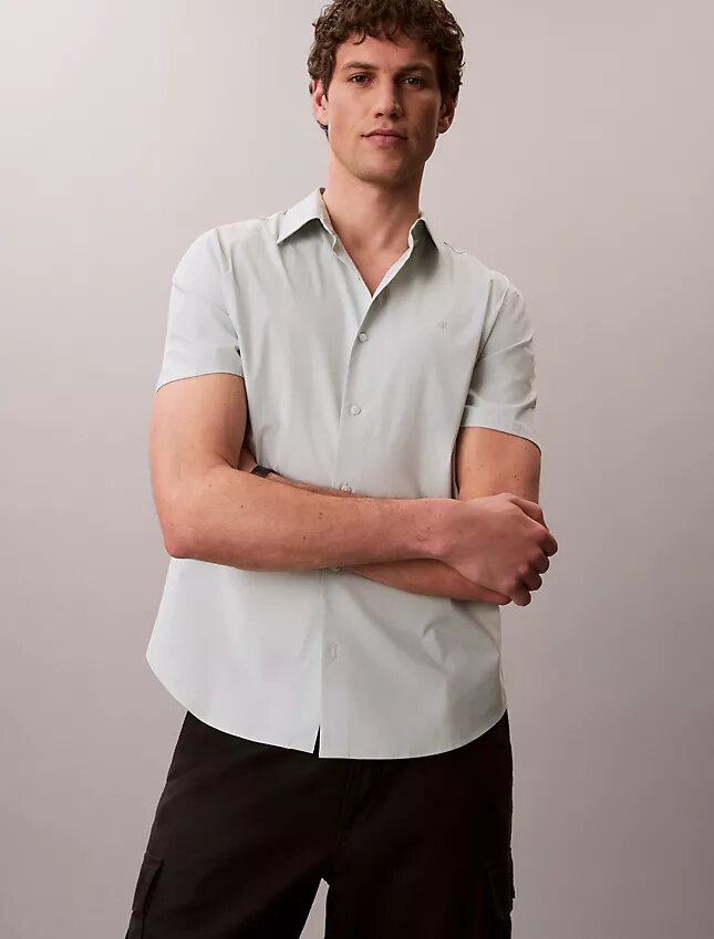 Klasyczna koszula z guzikami z Cotton Stretch Klasyczna koszula z guzikami z Cotton Stretch