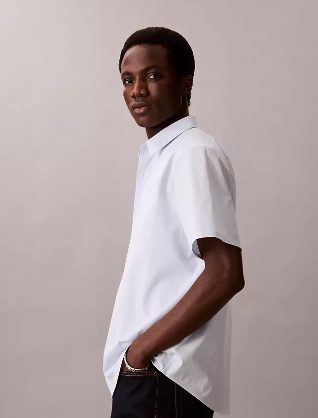 Klasyczna koszula z guzikami z Cotton Stretch Klasyczna koszula z guzikami z Cotton Stretch