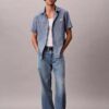 Klasyczna koszula z guzikami z tkaniny chambray Klasyczna koszula z guzikami z tkaniny chambray