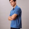Klasyczna koszulka polo z mieszanki bawełny w stylu pique Klasyczna koszulka polo z mieszanki bawełny w stylu pique