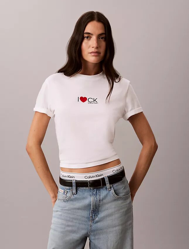 Klasyczna koszulka z logo serca Klasyczna koszulka z logo serca
